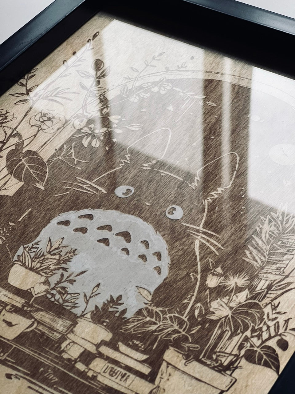 Tableau en bois | Ghibli | Totoro