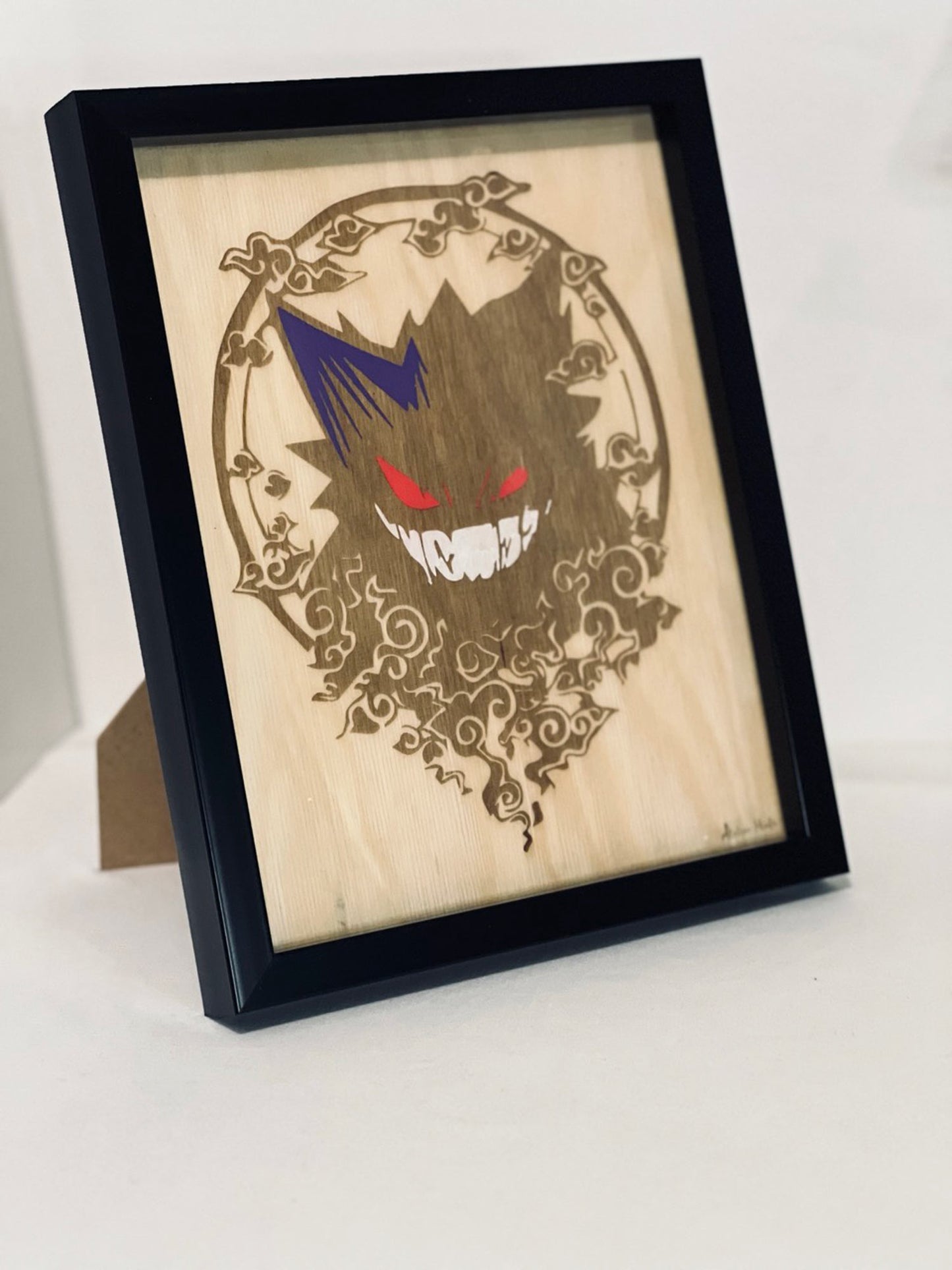 Tableau en bois | Pokemon | Ectoplasma | Gengar