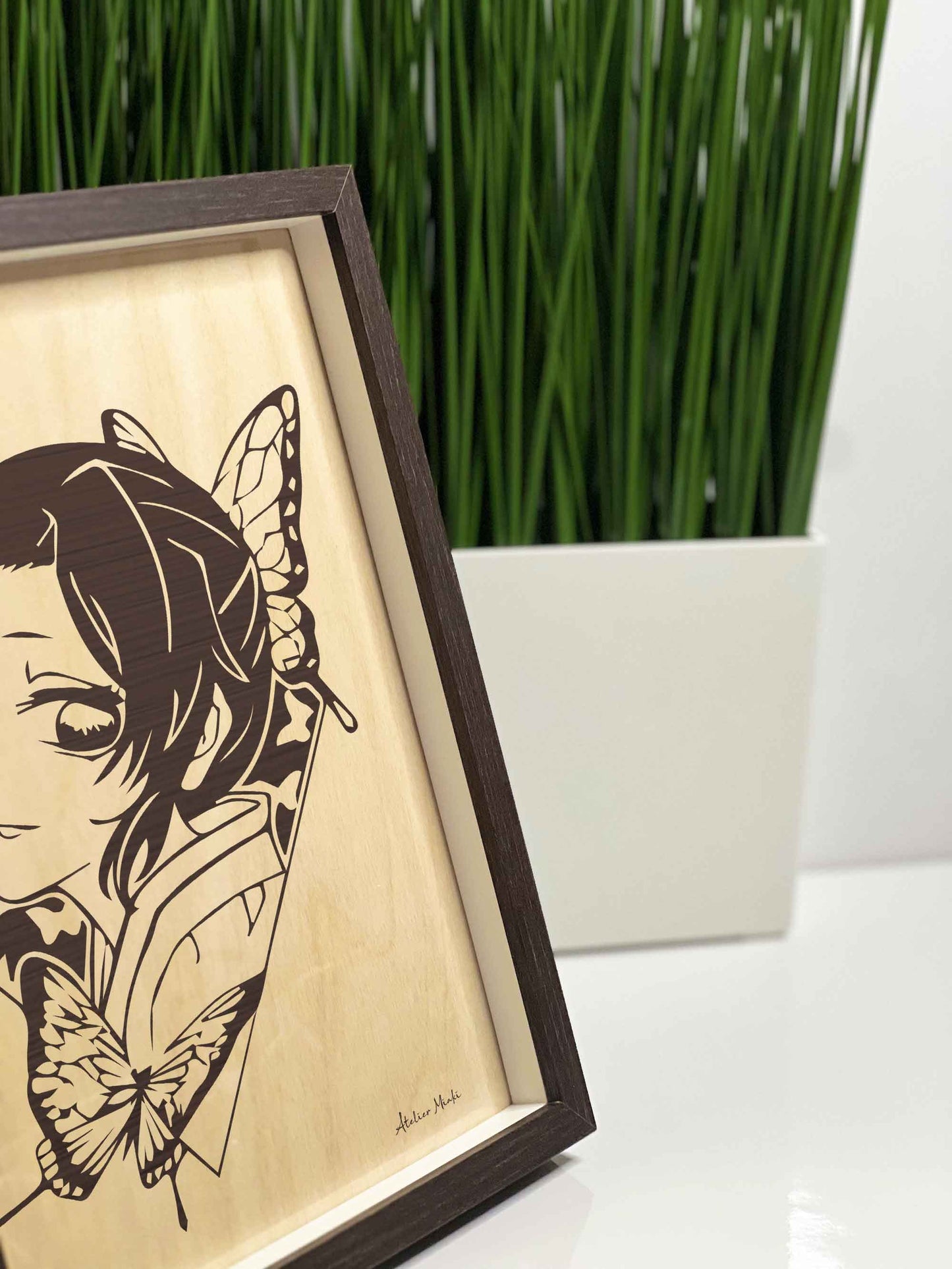 Tableau en bois | Demon Slayer | Shinobu
