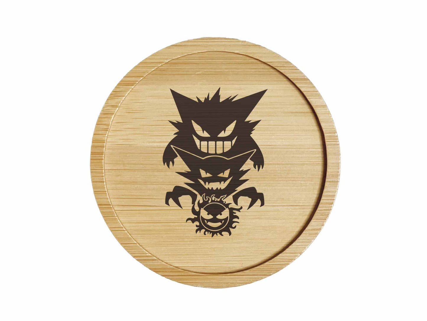 Dessous de verre en bambou | Pokemon | Ectoplasma-Gengar
