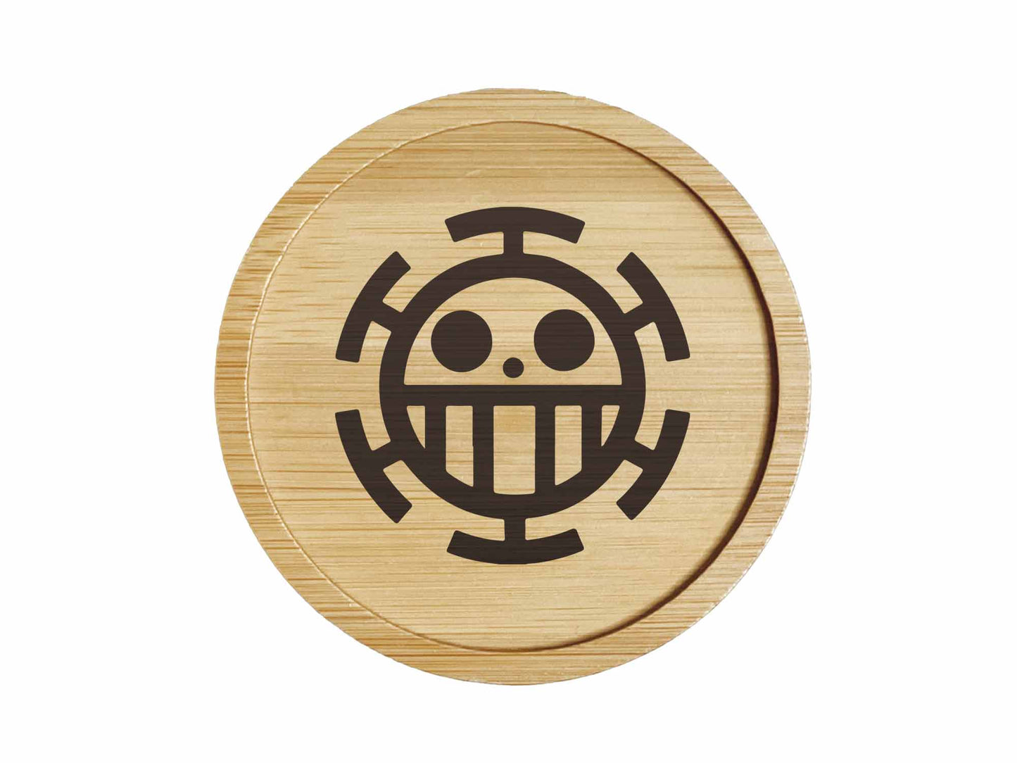 Dessous de verre en bambou | One Piece | Trafalgar
