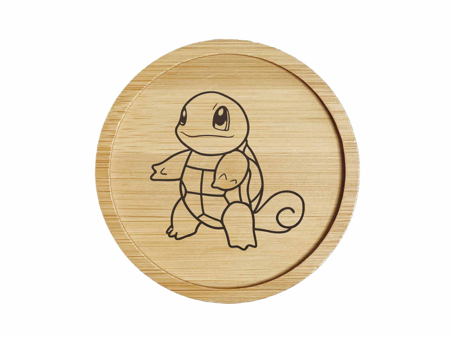 Dessous de verre en bambou | Pokemon | Carapuce