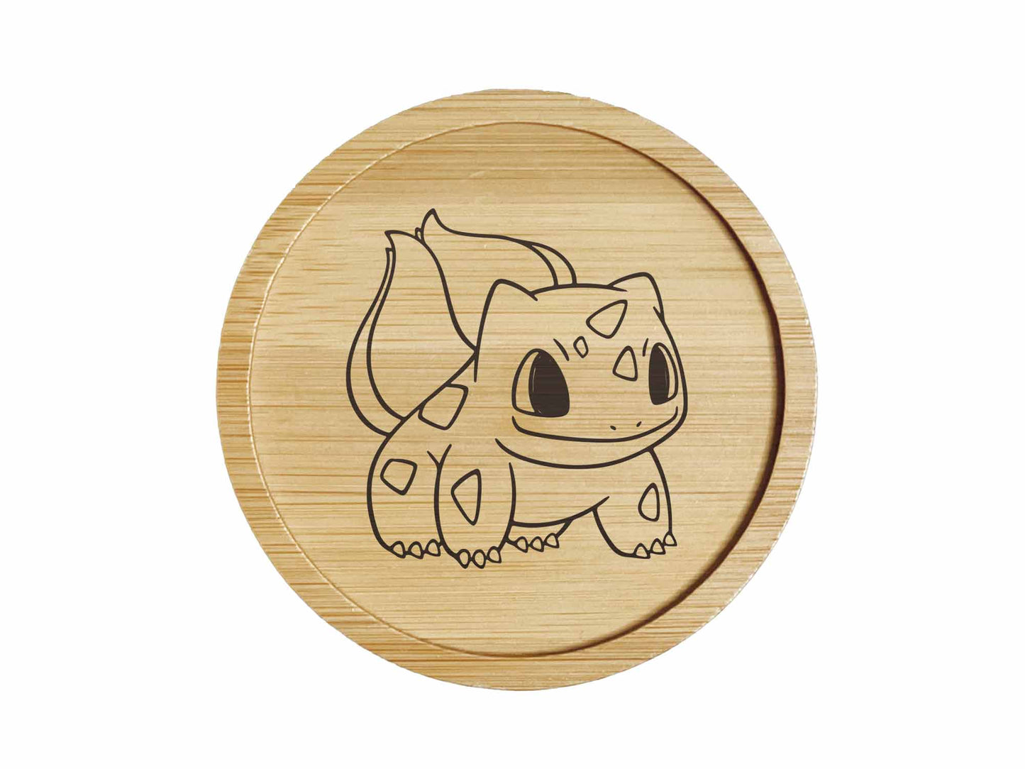 Dessous de verre en bambou | Pokemon | Bulbizarre