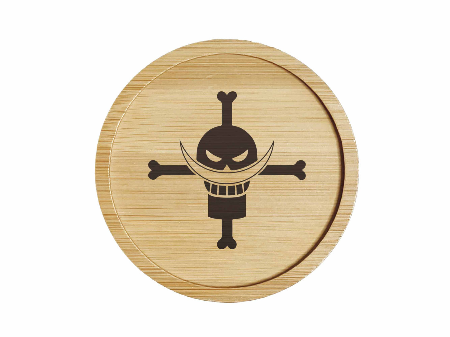 Dessous de verre en bambou | One Piece | Barbe Blanche