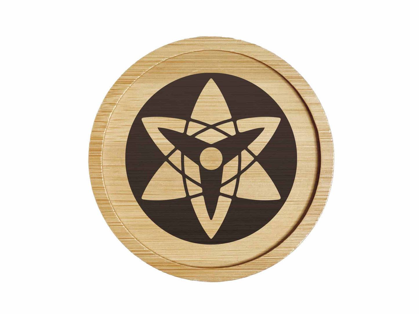 Dessous de verre en bambou | Naruto | Sasuke Sharingan