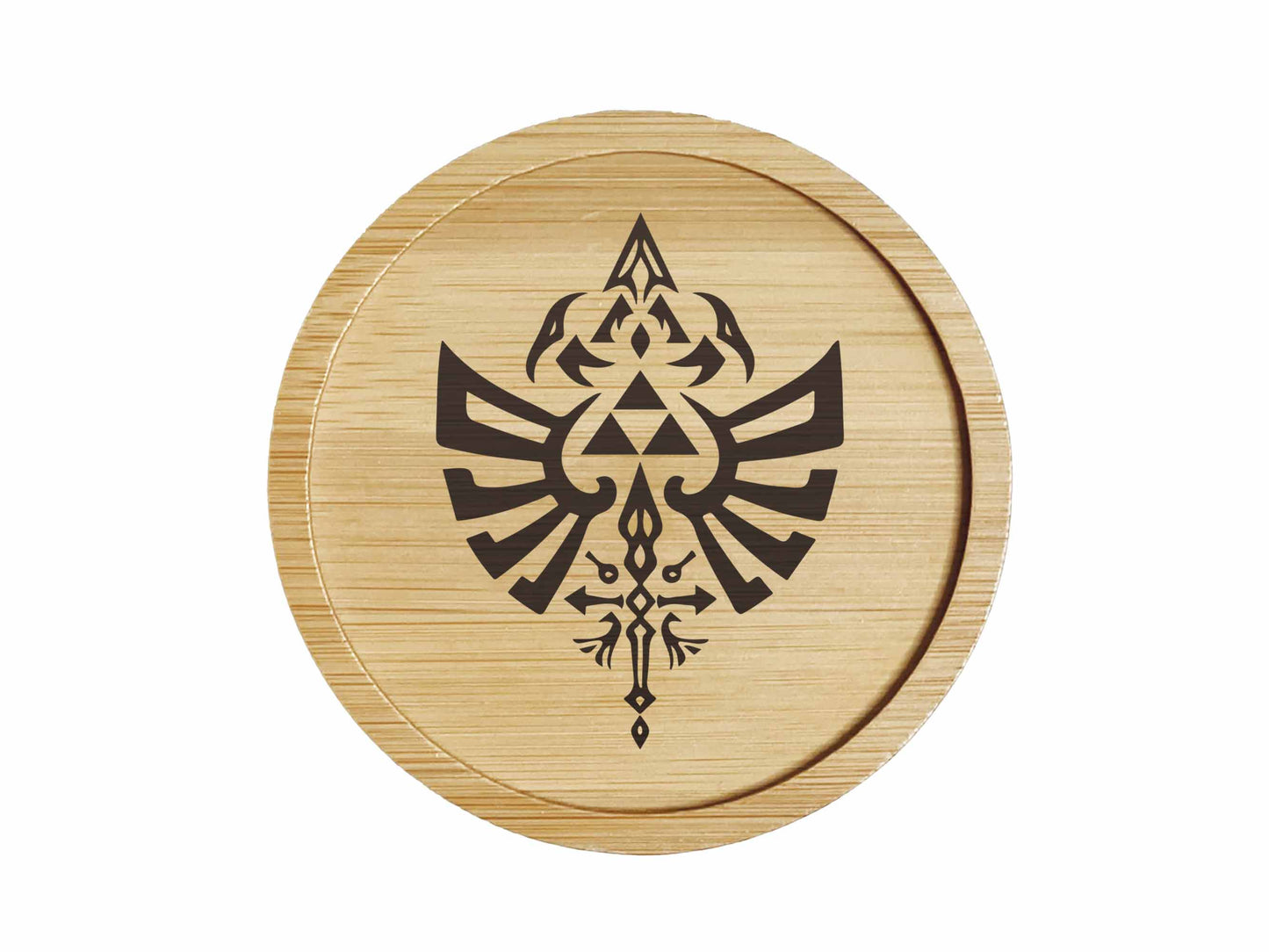 Dessous de verre en bambou | Zelda | Triforce