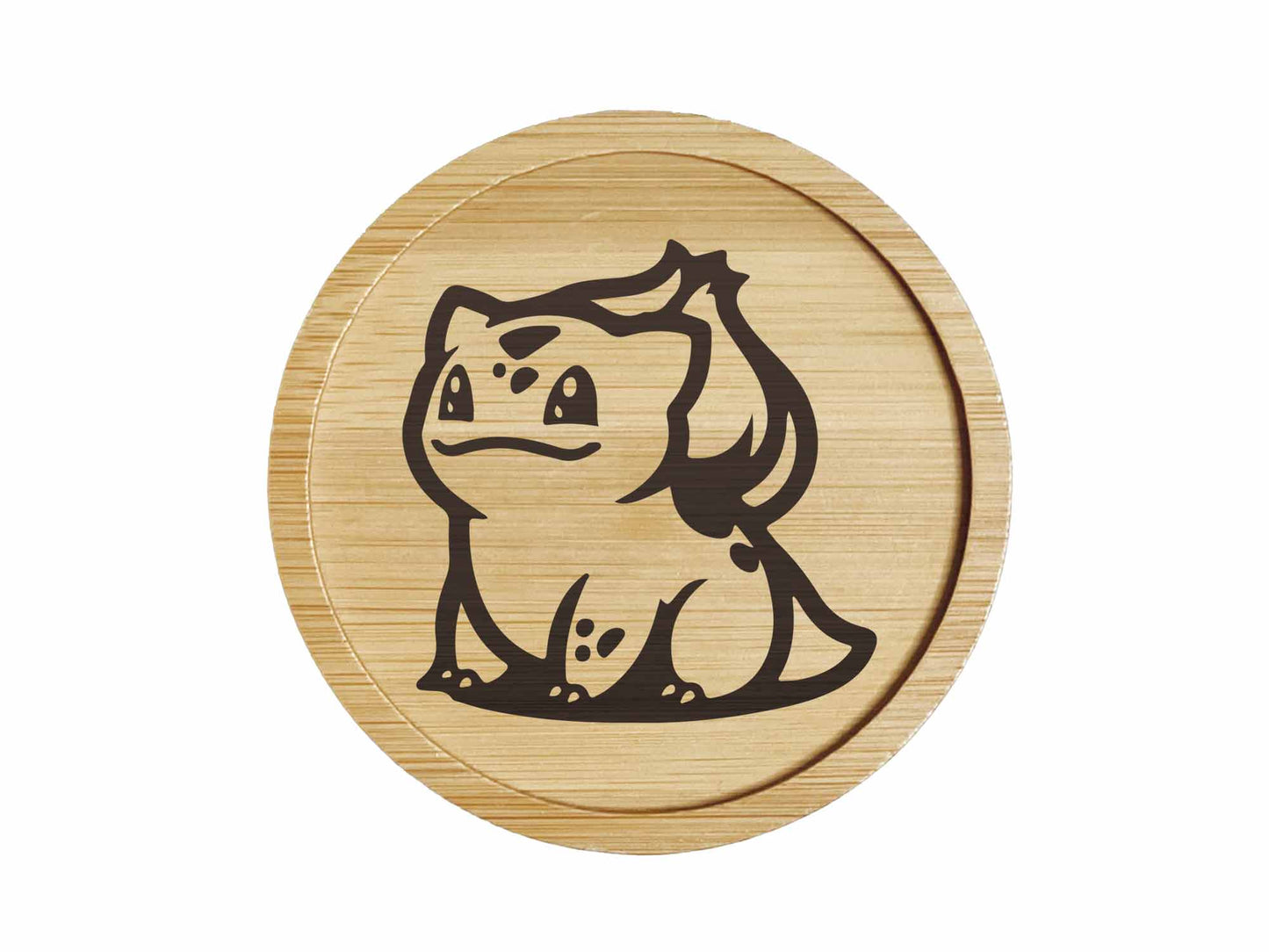 Dessous de verre en bambou | Pokemon | Bulbizarre