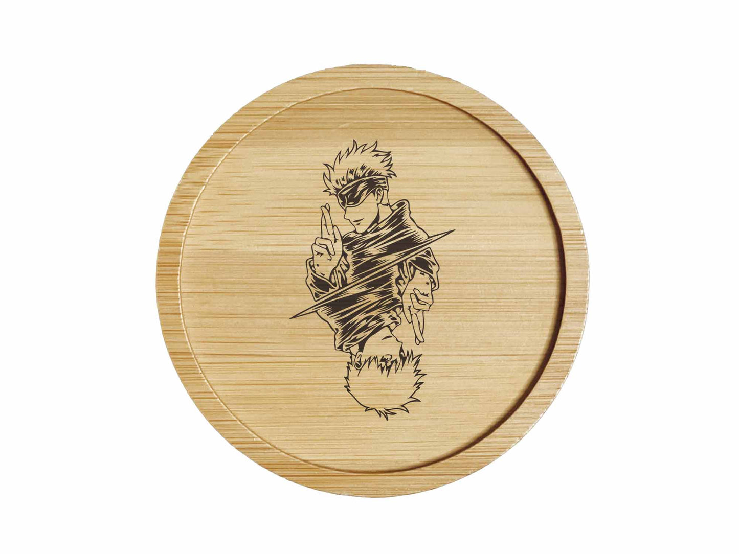 Dessous de verre en bambou | Jujustu Kaisen | Gojo