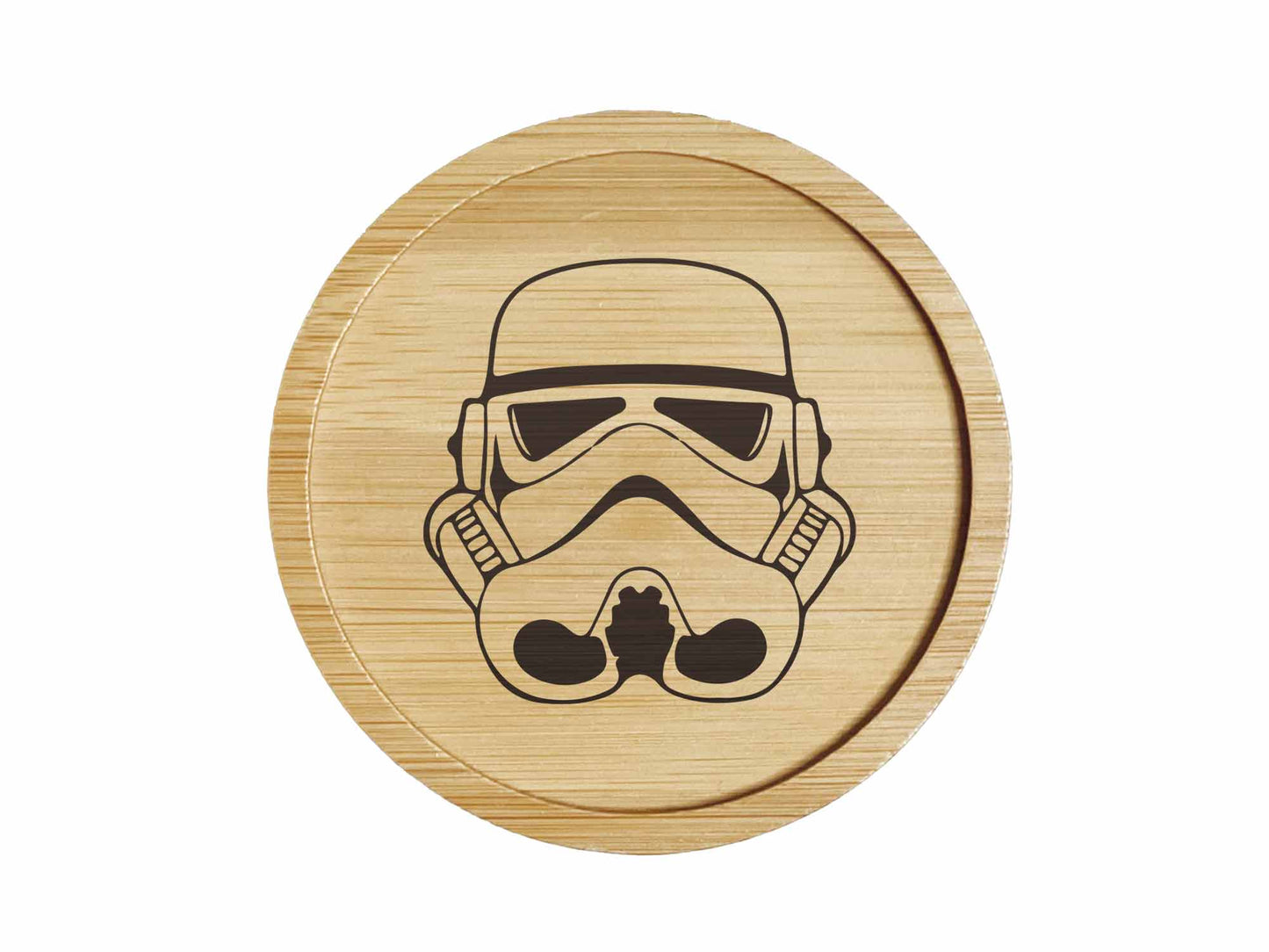 Dessous de verre en bambou | Star Wars | Stormtrooper