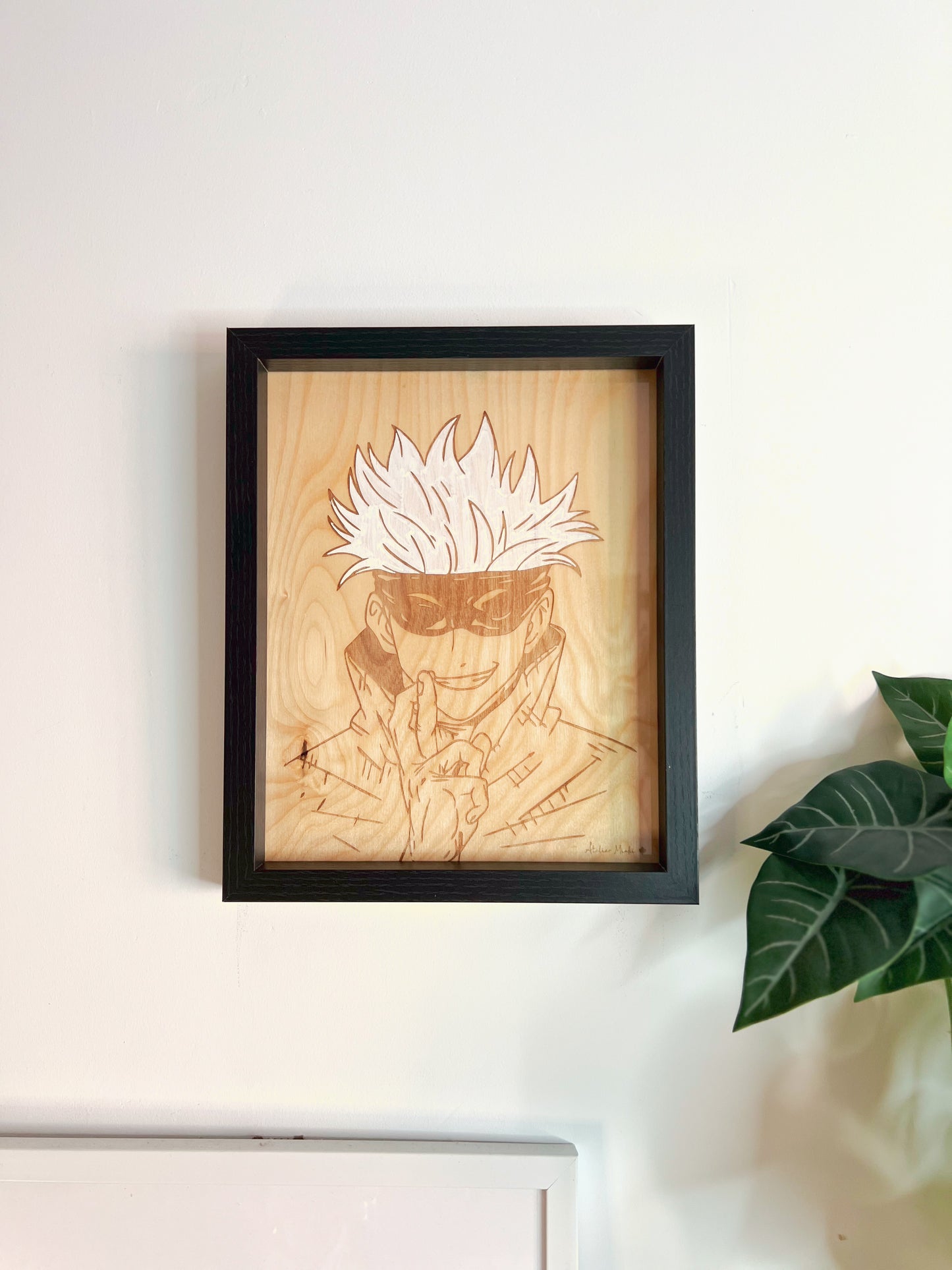 Tableau en bois | Jujustu Kaisen | Gojo