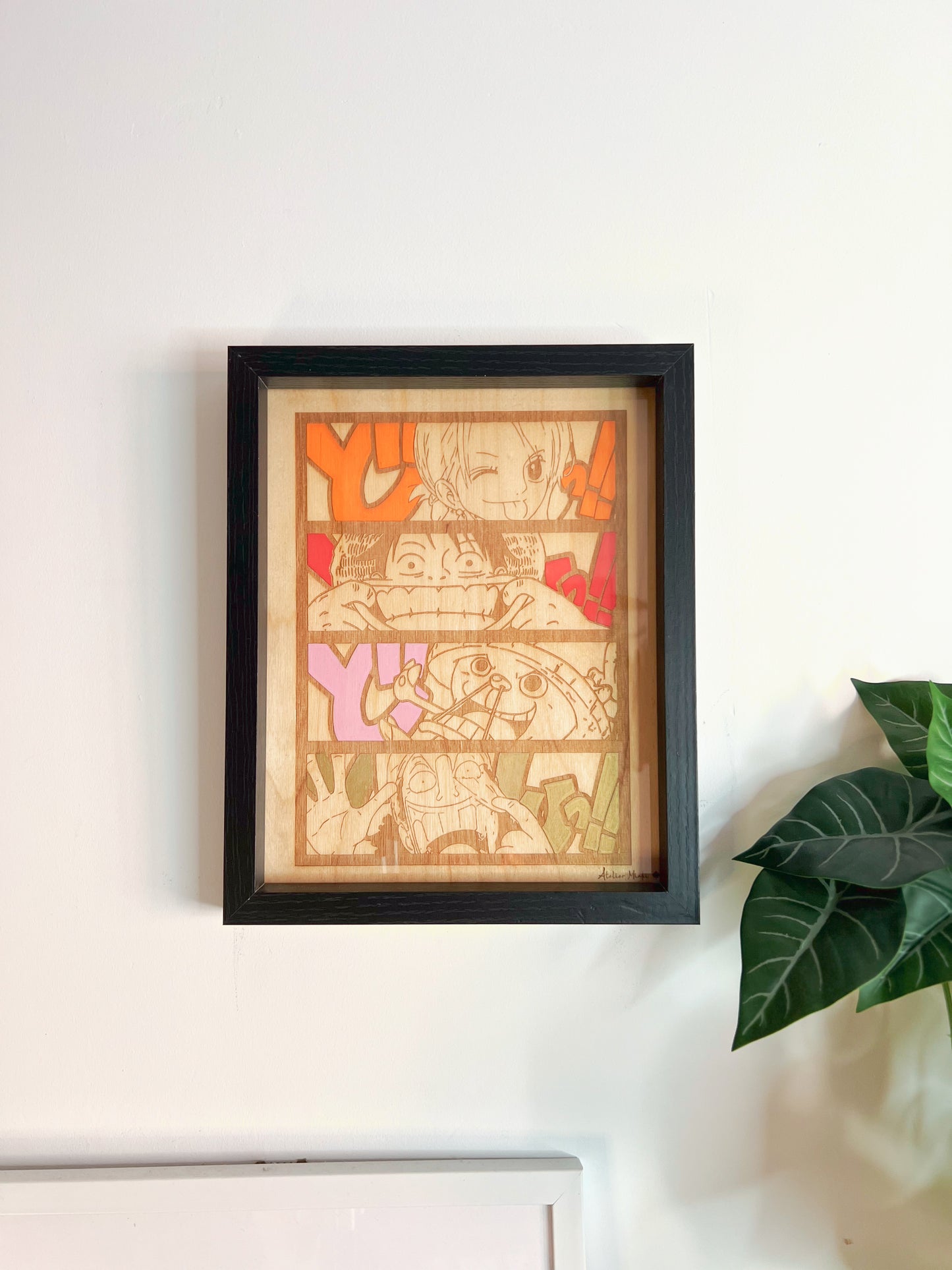 Tableau en bois | One Piece | Mugiwara