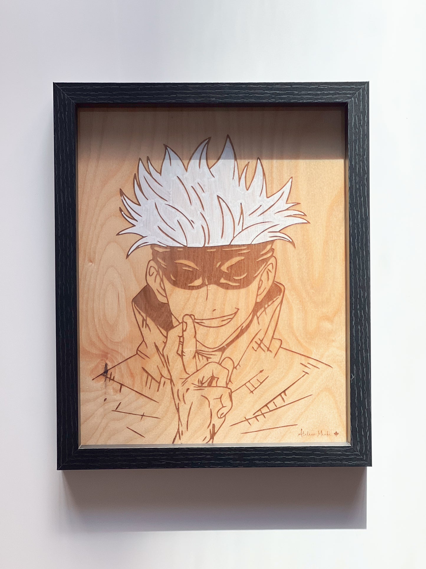 Tableau en bois | Jujustu Kaisen | Gojo