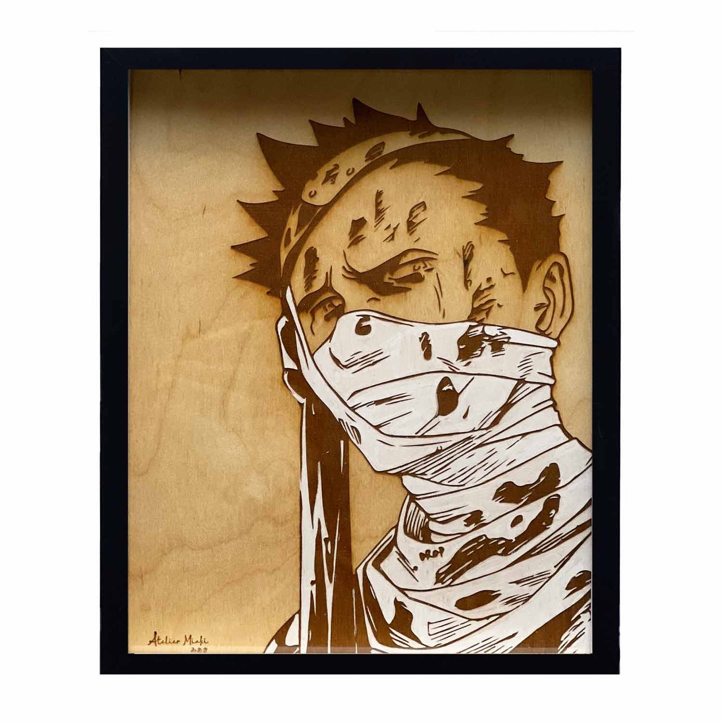 Tableau en bois | Naruto | Zabuza
