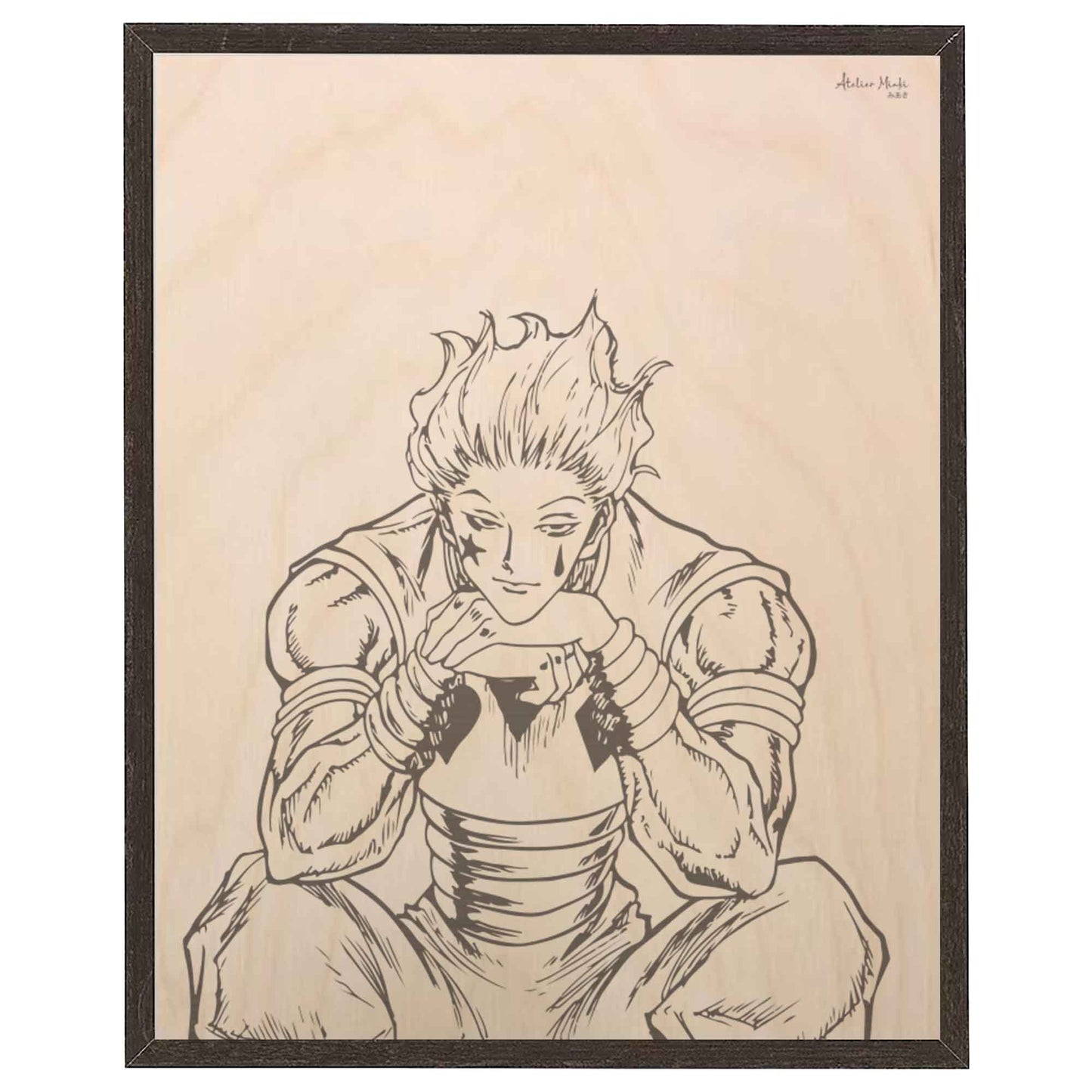 Tableau en bois | Hunter X Hunter | Hisoka