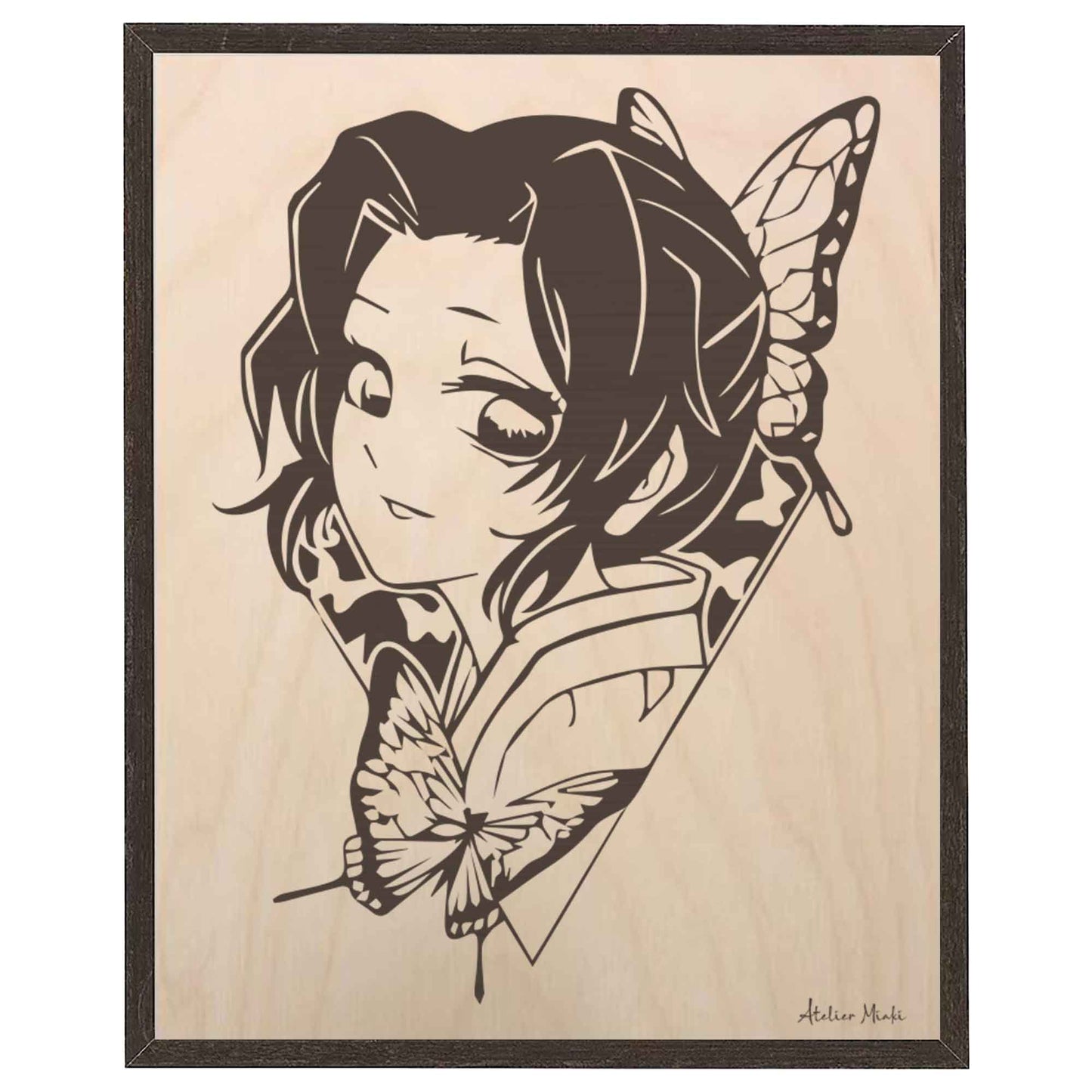 Tableau en bois | Demon Slayer | Shinobu