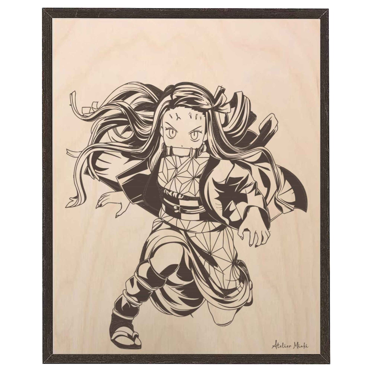 Tableau en bois | Demon Slayer | Nezuko