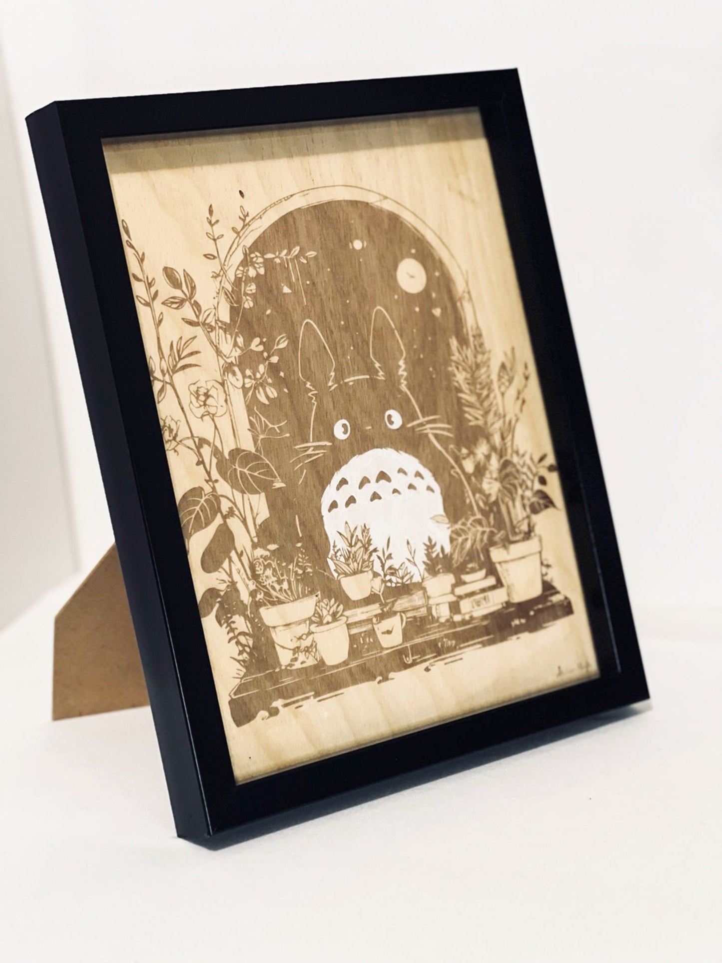 Tableau en bois | Ghibli | Totoro