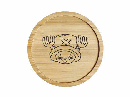Dessous de verre en bambou | One Piece | Chopper