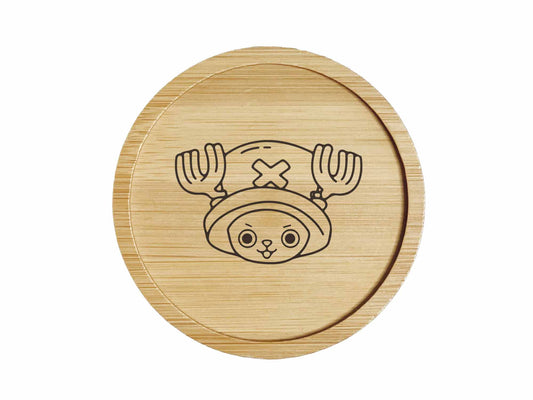 Dessous de verre en bambou | One Piece | Chopper