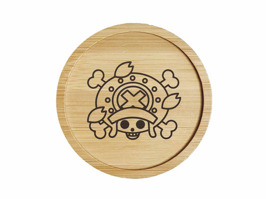 Dessous de verre en bambou | One Piece | Chopper