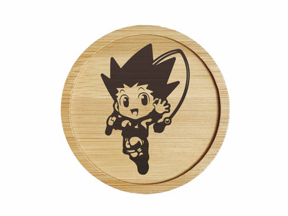 Dessous de verre en bambou | Hunter X Hunter | Gon