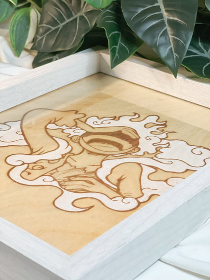 Tableau en bois | One Piece | Luffy Gear 5