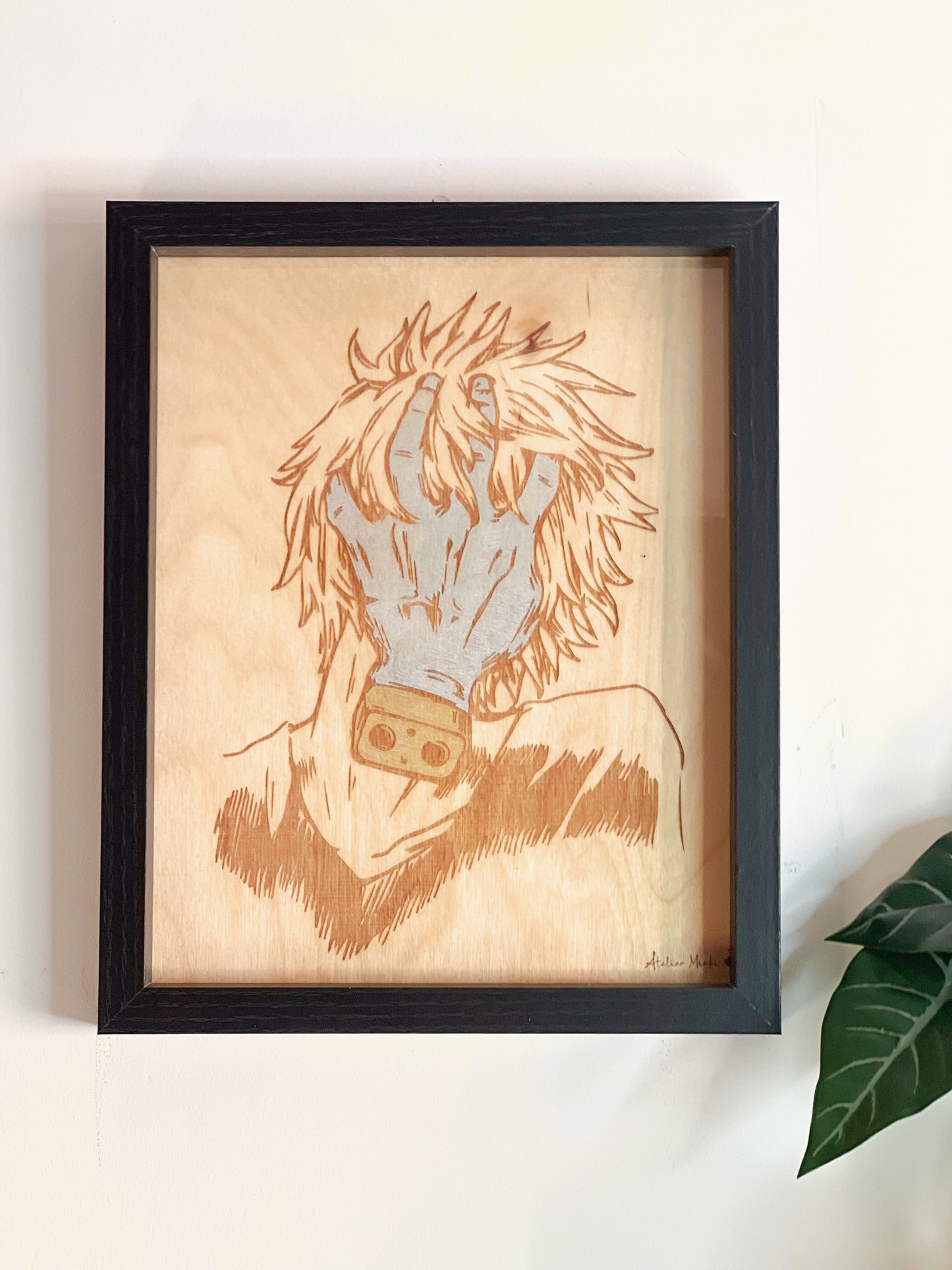 Tableau en bois | My Hero Academia | Tomura