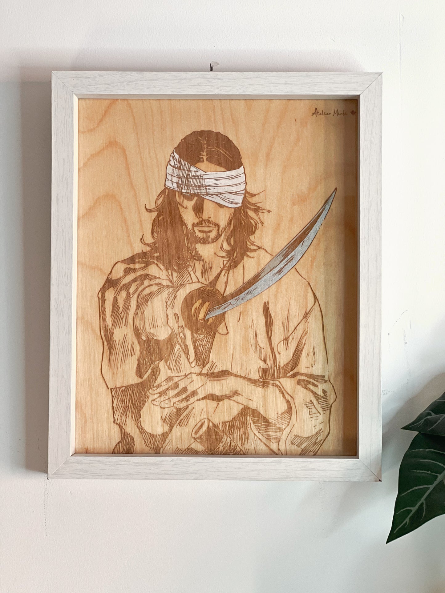 Tableau en bois | Vagabond | Musashi