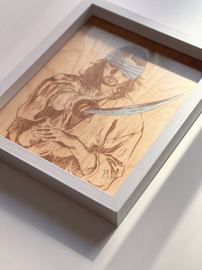 Tableau en bois | Vagabond | Musashi