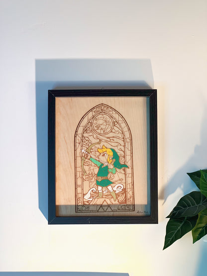 Tableau en bois | Zelda | Link