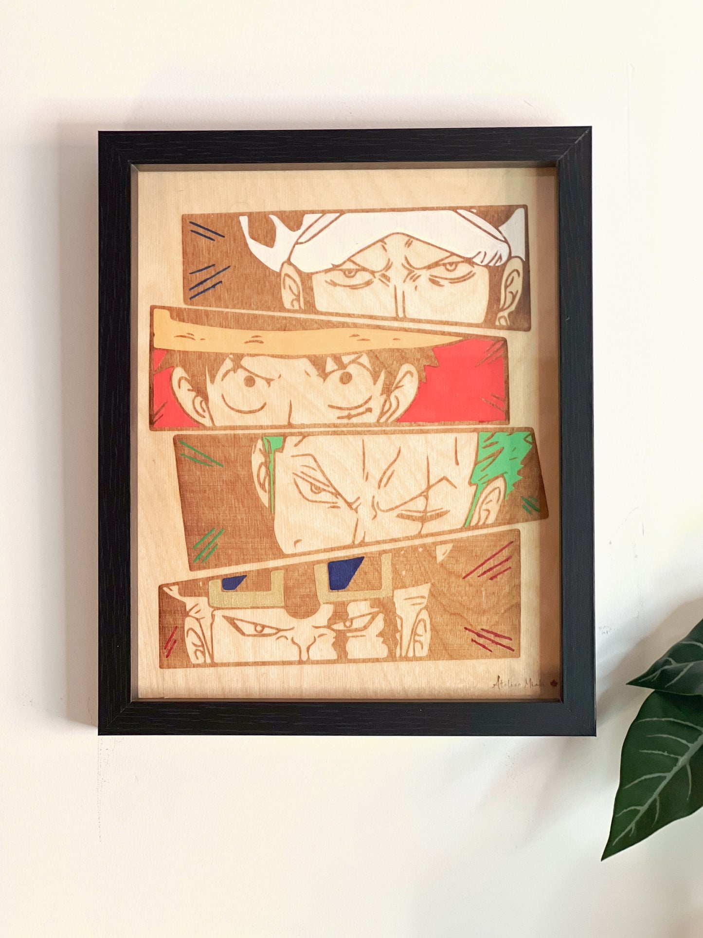 Tableau en bois | One Piece | Versus