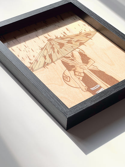 Tableau en bois | Naruto | Gaara