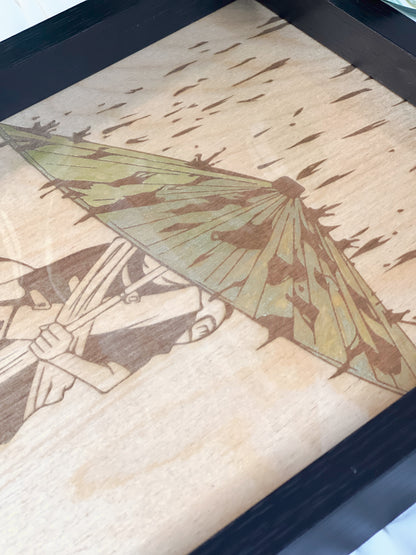 Tableau en bois | Naruto | Gaara