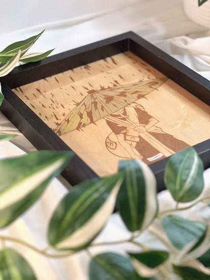 Tableau en bois | Naruto | Gaara