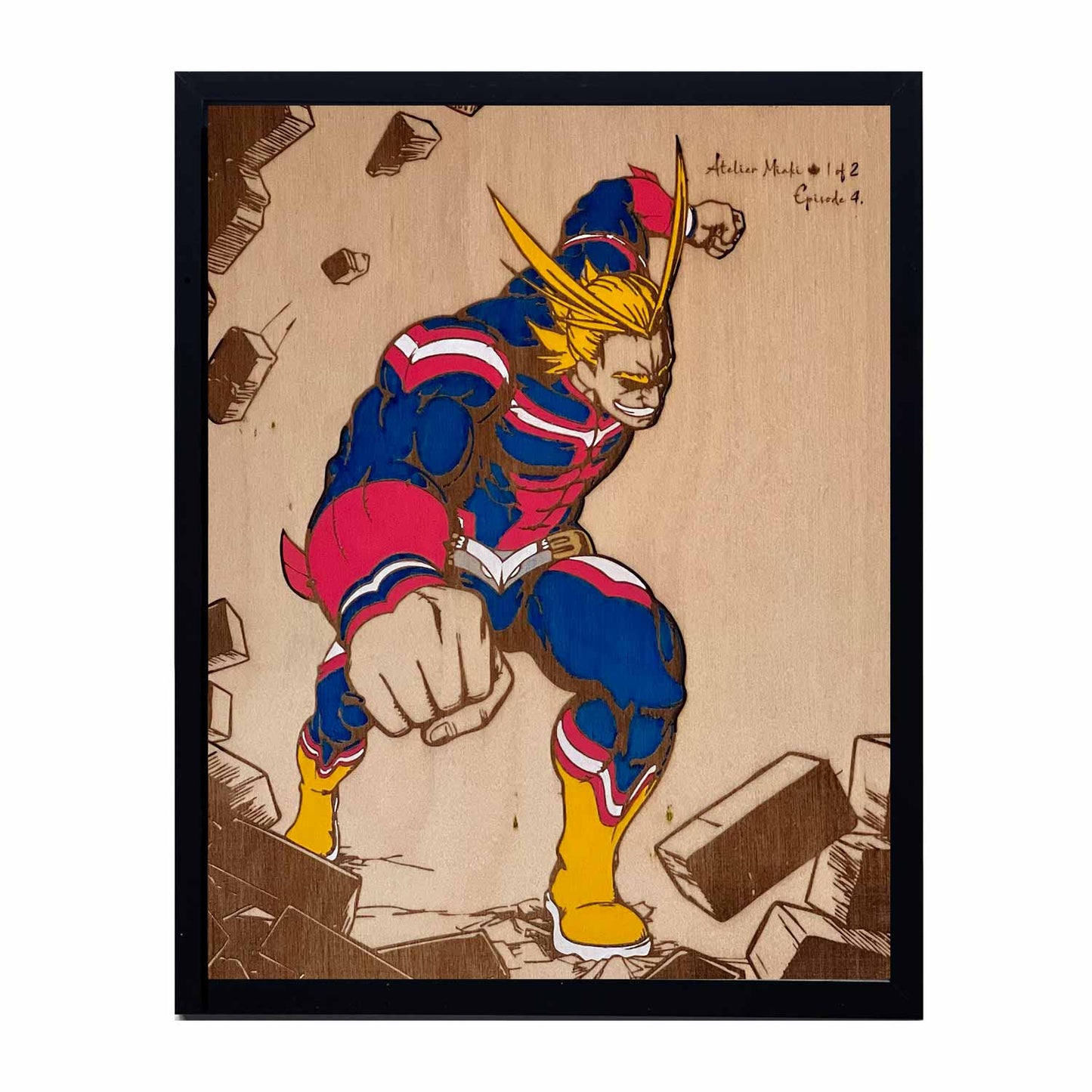 Tableau en bois | Episode 4 | All Might