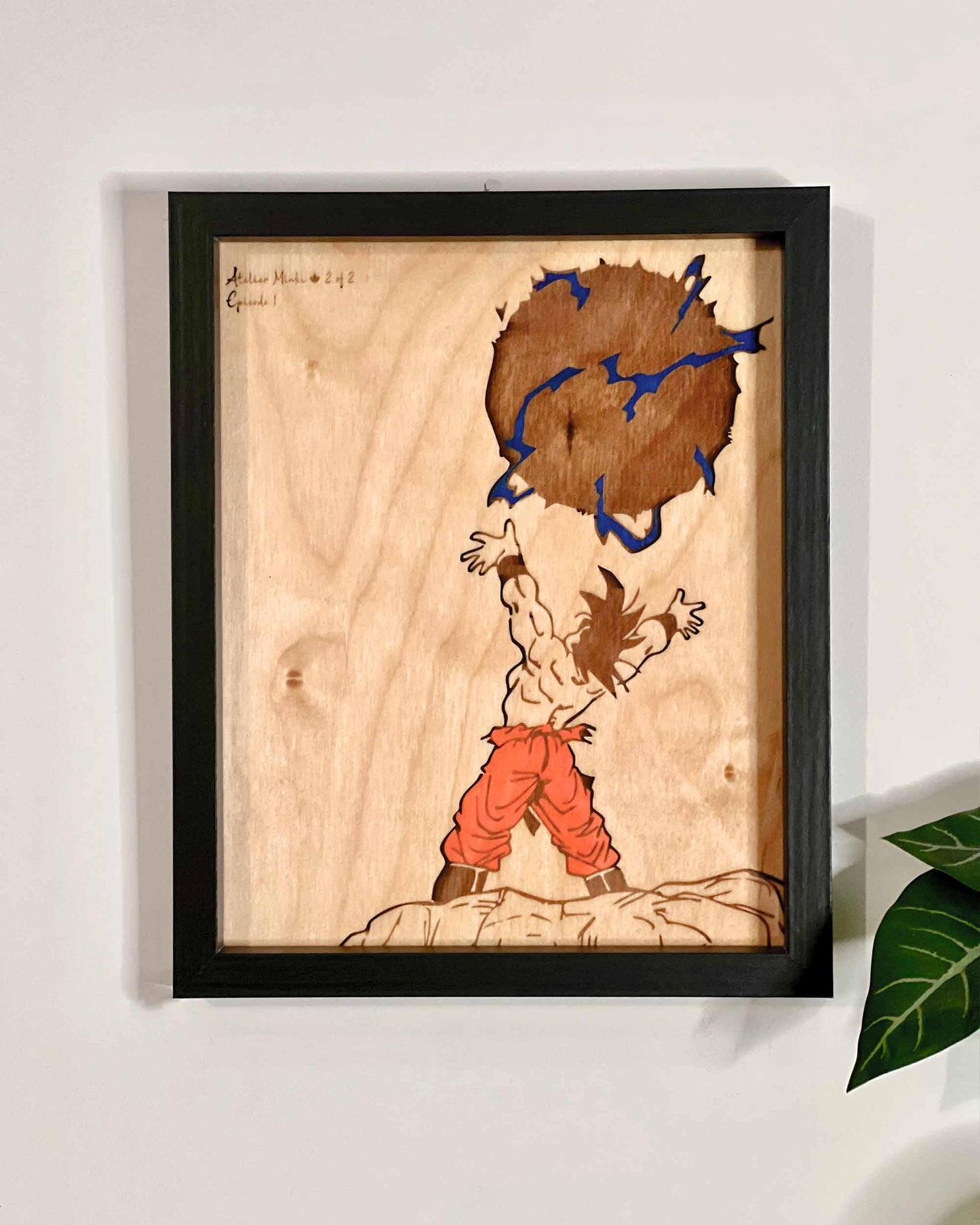 Tableau en bois | Episode 1 | Dragon Ball Z