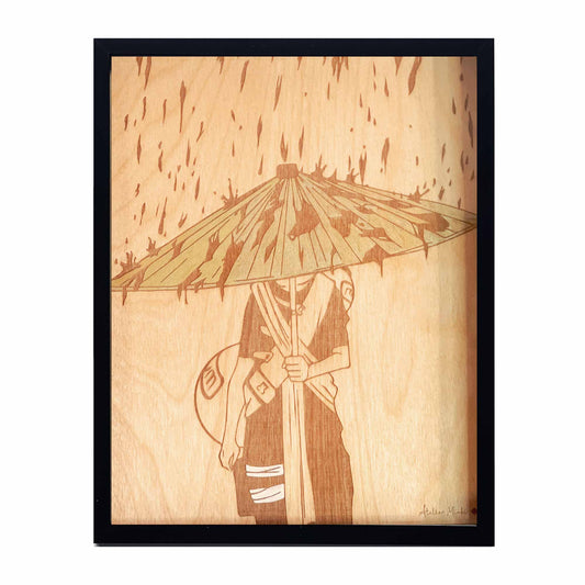 Tableau en bois | Naruto | Gaara