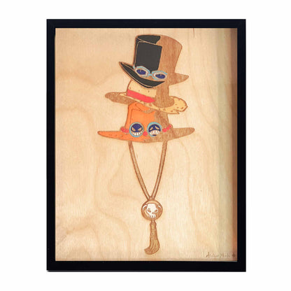 Tableau en bois | One Piece | Chapeau