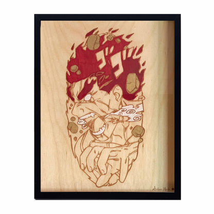 Tableau en bois | Naruto | Gai