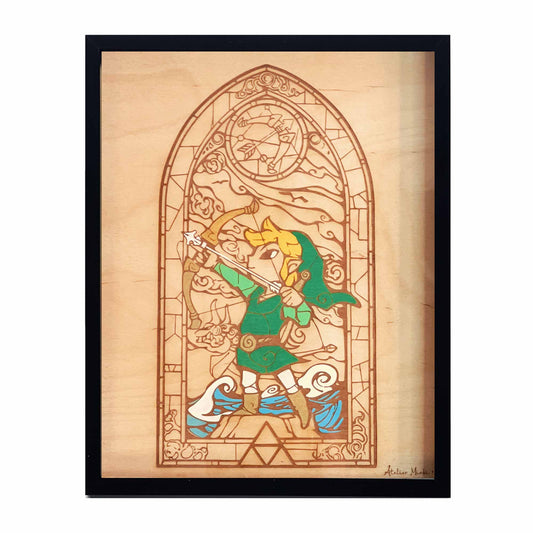 Tableau en bois | Zelda | Link