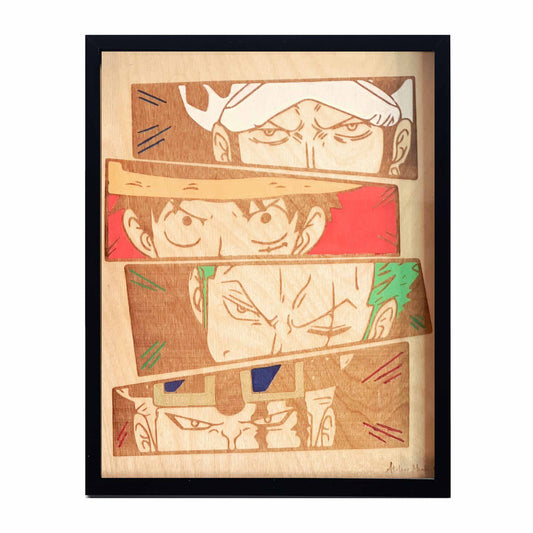 Tableau en bois | One Piece | Versus