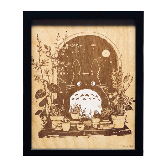 Tableau en bois | Ghibli | Totoro