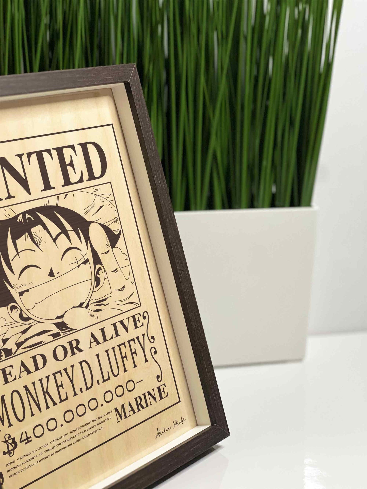 Tableau en bois | One Piece | Luffy