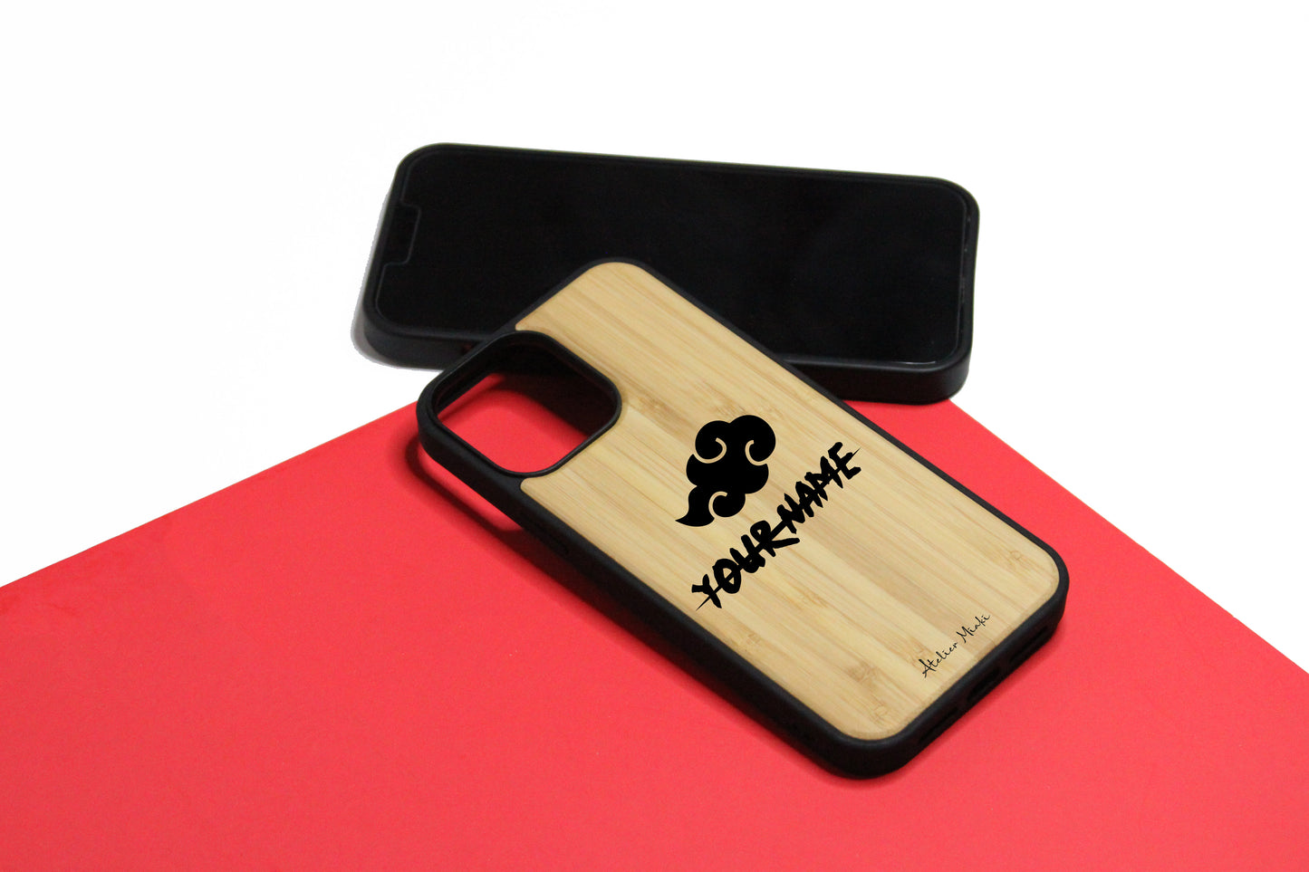 Coque pour smartphone en bambou | Naruto | Akastuki custom