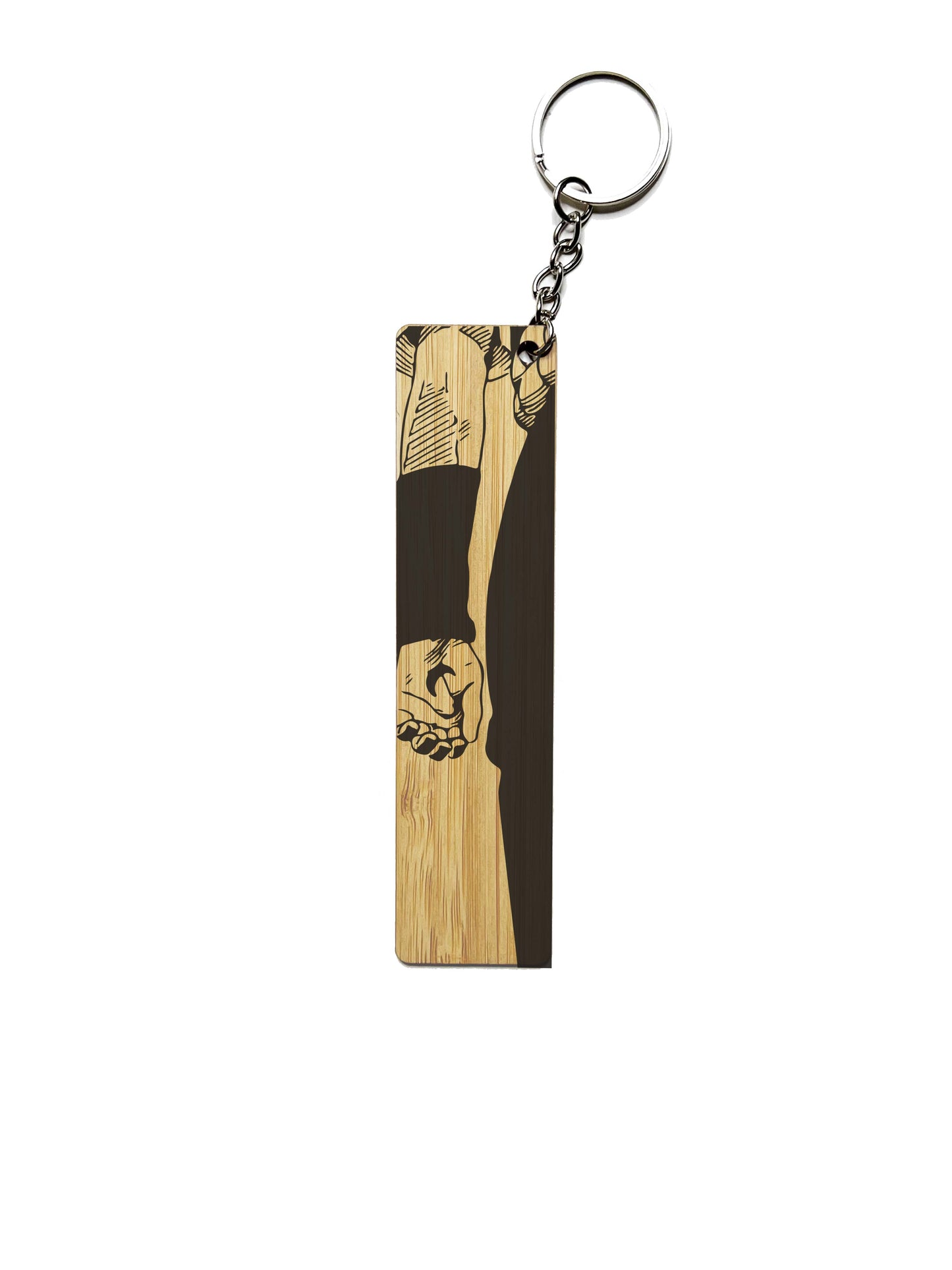 Porte-clés en bambou | Naruto | Sasuke