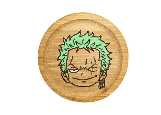 Dessous de verre en bambou coloré | One Piece | Zoro